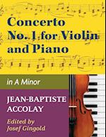 Accolay, J.B. - Concerto No. 1 in a minor for Violin - Arranged by Josef Gingold - International