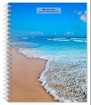 Beaches 2025 6 X 7.75 Inch Spiral-Bound Wire-O Weekly Engagement Planner Calendar New Full-Color Image Every Week