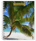 Tropical Islands 2025 6 X 7.75 Inch Spiral-Bound Wire-O Weekly Engagement Planner Calendar New Full-Color Image Every Week