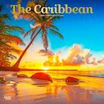 The Caribbean 2025 12 X 24 Inch Monthly Square Wall Calendar Foil Stamped Cover Plastic-Free