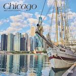 Chicago 2025 12 X 24 Inch Monthly Square Wall Calendar Plastic-Free