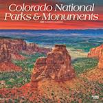 Colorado National Parks & Monuments 2025 12 X 24 Inch Monthly Square Wall Calendar Plastic-Free