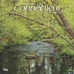 Connecticut Wild & Scenic 2025 12 X 24 Inch Monthly Square Wall Calendar Plastic-Free