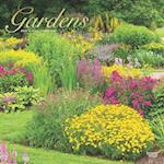 Gardens 2025 12 X 24 Inch Monthly Square Wall Calendar Foil Stamped Cover Plastic-Free