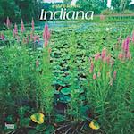 Indiana Wild & Scenic 2025 12 X 24 Inch Monthly Square Wall Calendar Plastic-Free