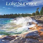 Lake Superior 2025 12 X 24 Inch Monthly Square Wall Calendar Plastic-Free