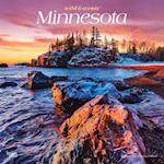 Minnesota Wild & Scenic 2025 12 X 24 Inch Monthly Square Wall Calendar Plastic-Free