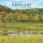 Missouri Wild & Scenic 2025 12 X 24 Inch Monthly Square Wall Calendar Plastic-Free