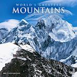 World's Greatest Mountains 2025 12 X 24 Inch Monthly Square Wall Calendar Foil Stamped Cover Plastic-Free