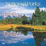 National Parks 2025 12 X 24 Inch Monthly Square Wall Calendar Plastic-Free