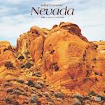 Nevada Wild & Scenic 2025 12 X 24 Inch Monthly Square Wall Calendar Plastic-Free