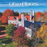 Ohio Places 2025 12 X 24 Inch Monthly Square Wall Calendar Plastic-Free