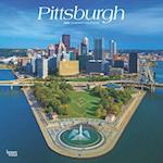 Pittsburgh 2025 12 X 24 Inch Monthly Square Wall Calendar Plastic-Free