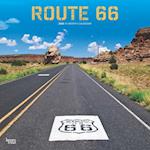 Route 66 2025 12 X 24 Inch Monthly Square Wall Calendar Plastic-Free