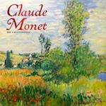 Claude Monet 2025 12 X 24 Inch Monthly Square Wall Calendar Foil Stamped Cover Plastic-Free