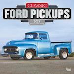 Classic Ford Pickups Official 2025 12 X 24 Inch Monthly Square Wall Calendar Foil Stamped Cover Plastic-Free