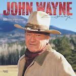 John Wayne Official 2025 12 X 24 Inch Monthly Square Wall Calendar Foil Stamped Cover Plastic-Free