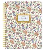 Tuscan Delight 2025 6 X 7.75 Inch Weekly Desk Planner Foil Stamped Cover