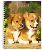 I Love Puppies 2025 6 X 7.75 Inch Spiral-Bound Wire-O Weekly Engagement Planner Calendar New Full-Color Image Every Week