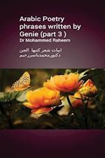 Arabic Poetry Phrases Written by Genie (Part 3)