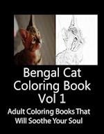 Bengal Cat Coloring Book Vol 1