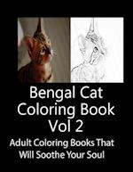 Bengal Cat Coloring Book Vol 2