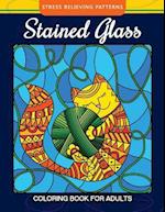 Stained Glass Coloring Book For Adults Stress Relieving Patterns