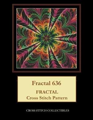 Fractal 636: Fractal cross stitch pattern