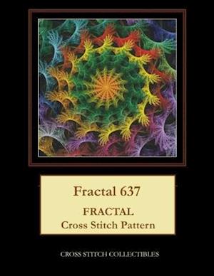 Fractal 637: Fractal cross stitch pattern