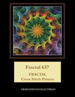 Fractal 637: Fractal cross stitch pattern 