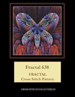 Fractal 638: Fractal cross stitch pattern 