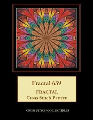 Fractal 639: Fractal cross stitch pattern