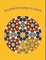 Allover Patterns to Color