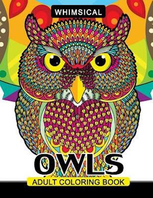 Whimsical Owls Adults Coloring Book