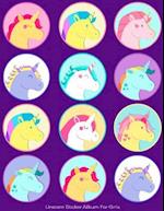 Unicorn Sticker Album for Girls