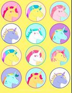 Unicorn Sticker Album for Girls