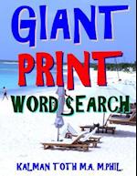 Giant Print Word Search