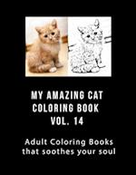 My Amazing Cat Coloring Book Vol 14