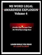 MS Word Legal -- Awareness Explosion Volume 4