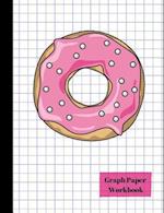 Pink Glazed Donut Quad 4x4 Graph Paper Workbook