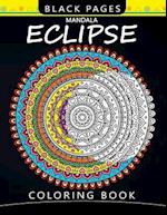 Mandala Eclipse Black Pages Coloring Book