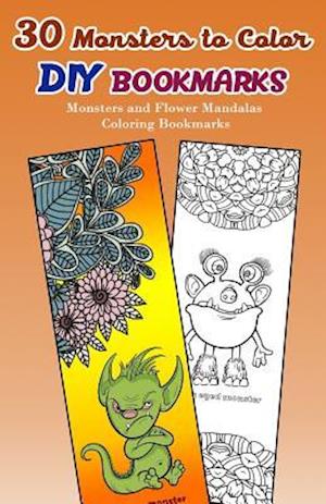 30 Monsters to Color DIY Bookmarks