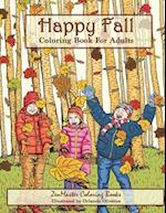 Happy Fall Coloring Book for Adults