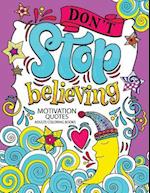 A Motivation Quotes Adults Coloring Books