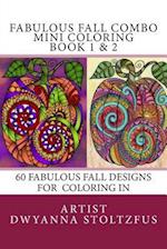 Fabulous Fall Combo Mini Coloring Book 1 & 2