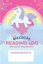 Kids Magical Reading Log with Extra Unicorn Dust