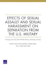 Effects of Sexual Assault and Sexual Harassment on Separation from the U.S. Military: Findings from the 2014 RAND Military Workplace Study 