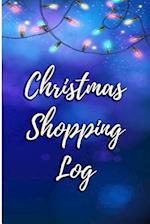 Christmas Shopping Log