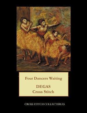 Four Dancers Waiting: Degas Cross Stitch Pattern