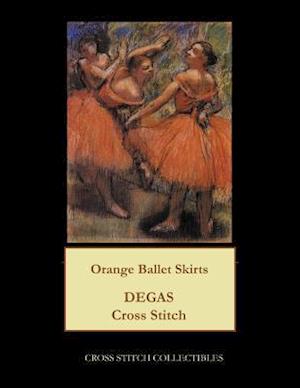 Orange Ballet Skirts: Degas Cross Stitch Pattern